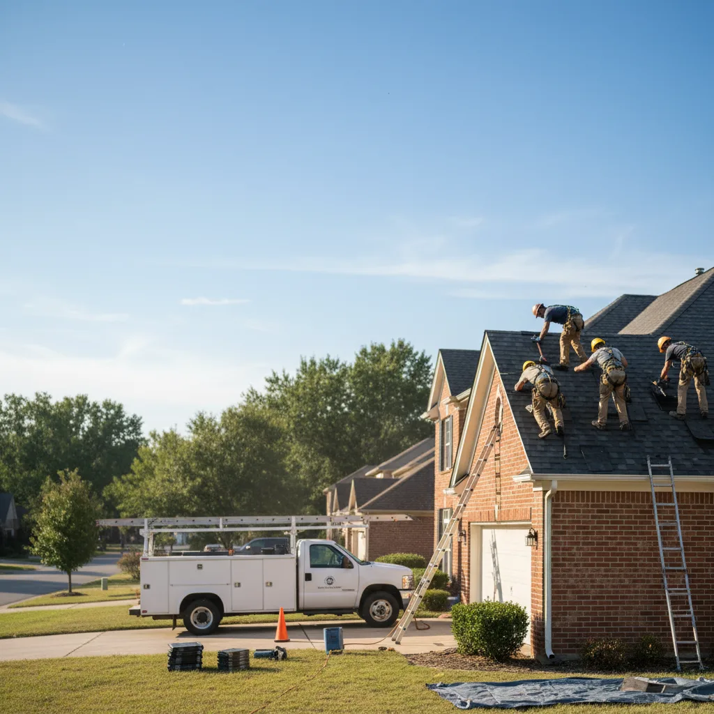 Roof Repair in Center Ridge